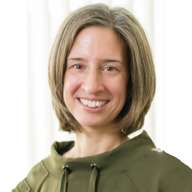 woman looking at the camera and smiling